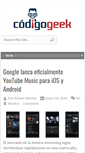 Mobile Screenshot of codigogeek.com