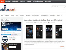 Tablet Screenshot of codigogeek.com